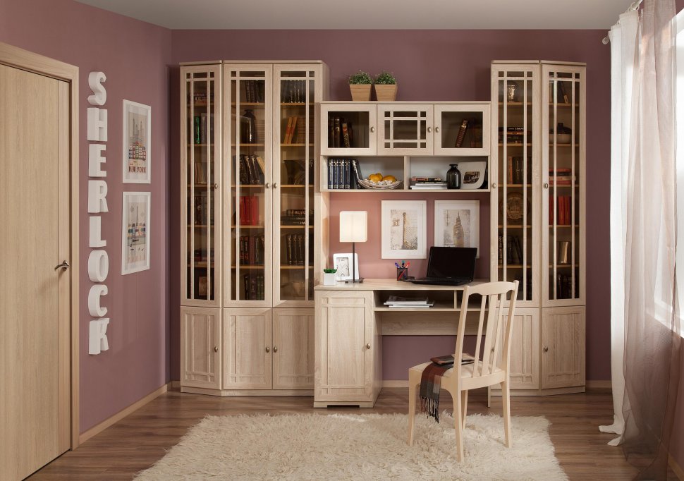 Стол письменный Глазов-мебель Sherlock 115 (Дуб сонома)