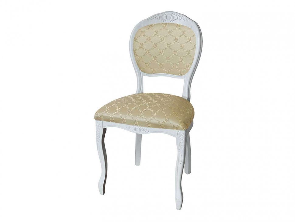 Стул С-10 белый/андрис бежевый