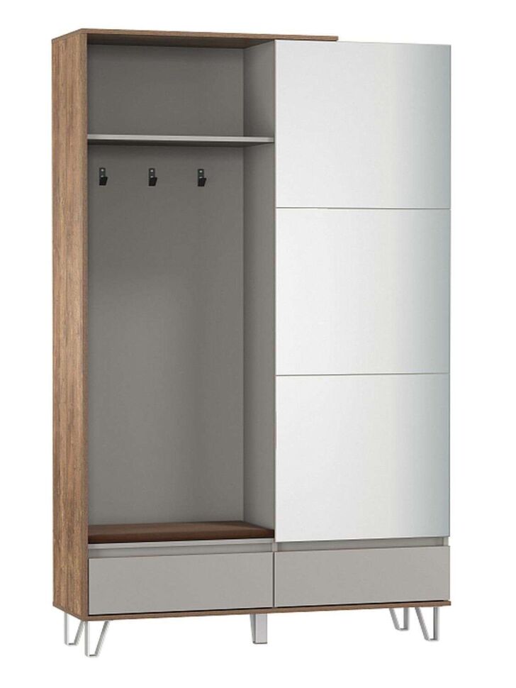 Шкаф для одежды 58.18 Гавана Кейптаун / Серый