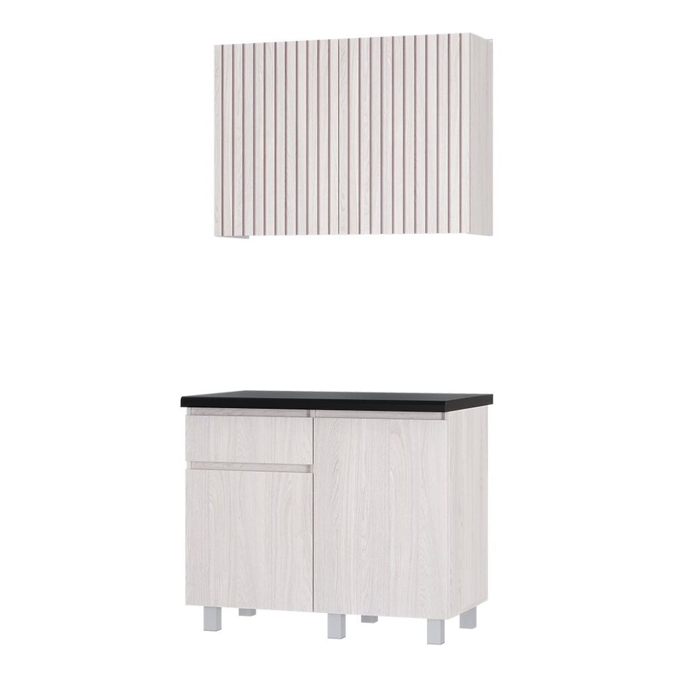 Кухня Тренд 1 м, Ясень белый