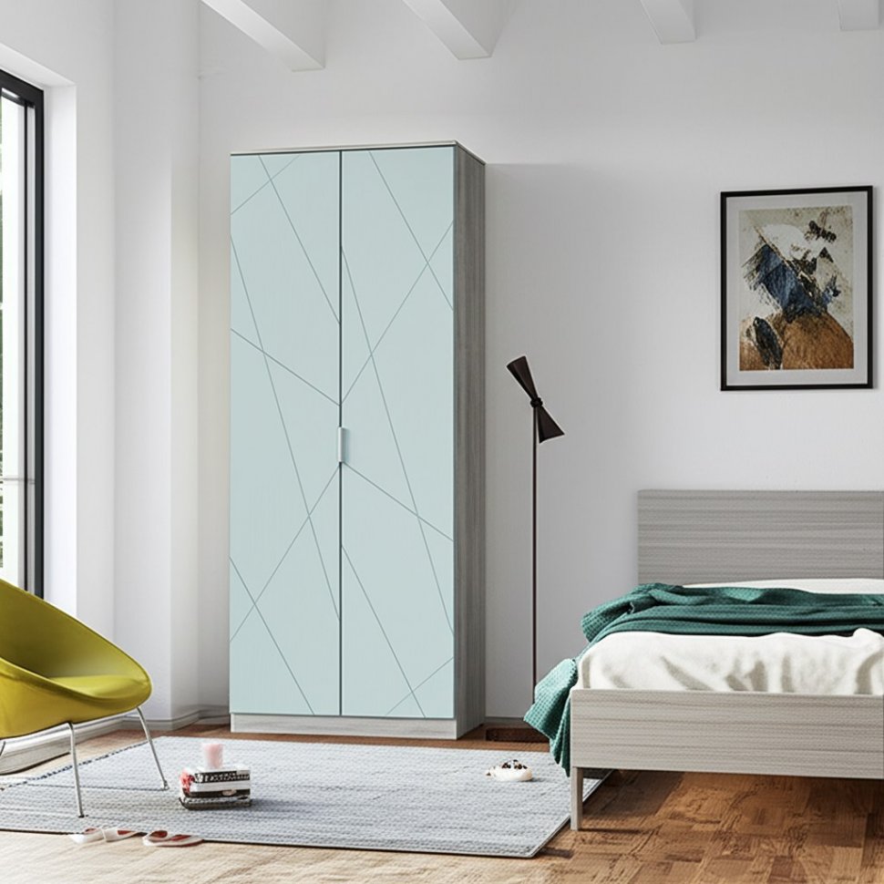 Шкаф двухдверный Лагуна (MLK)