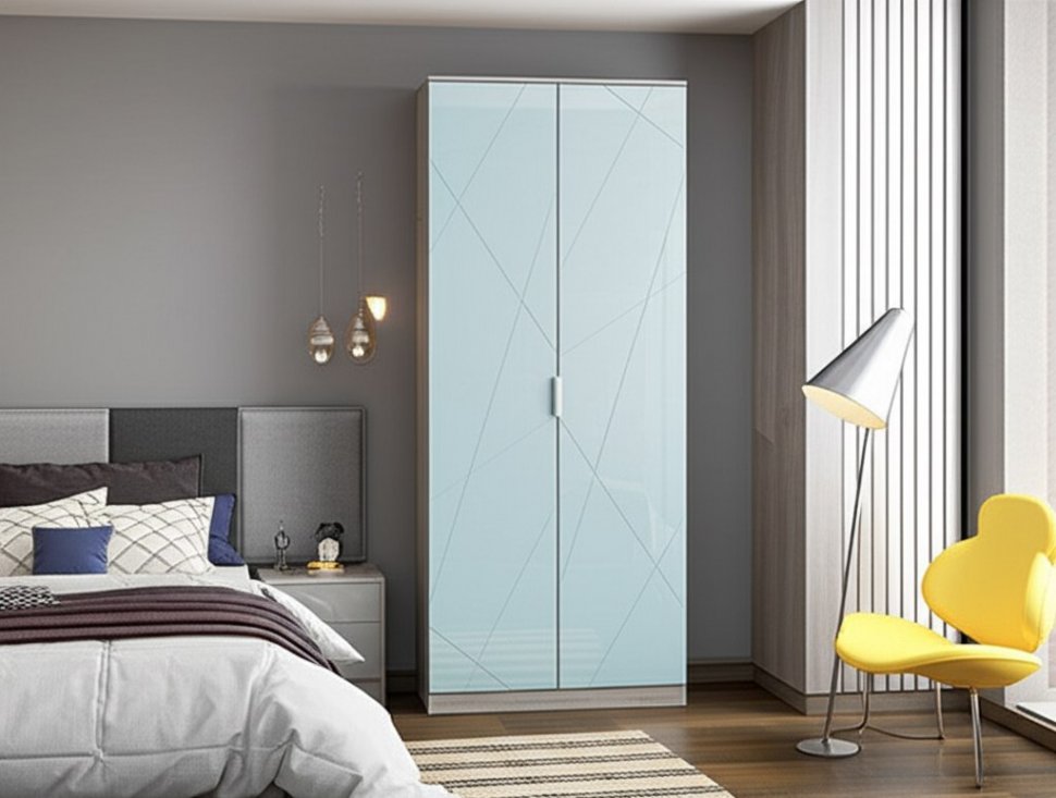 Шкаф двухдверный Лагуна (MLK)