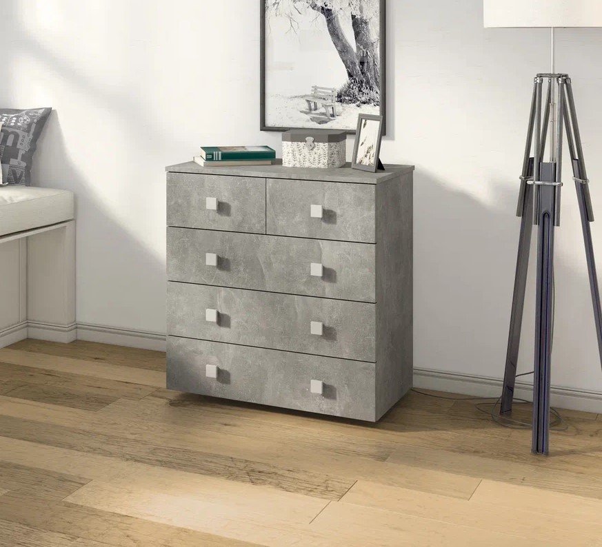 Комод Лофт-5 Бетон ателье