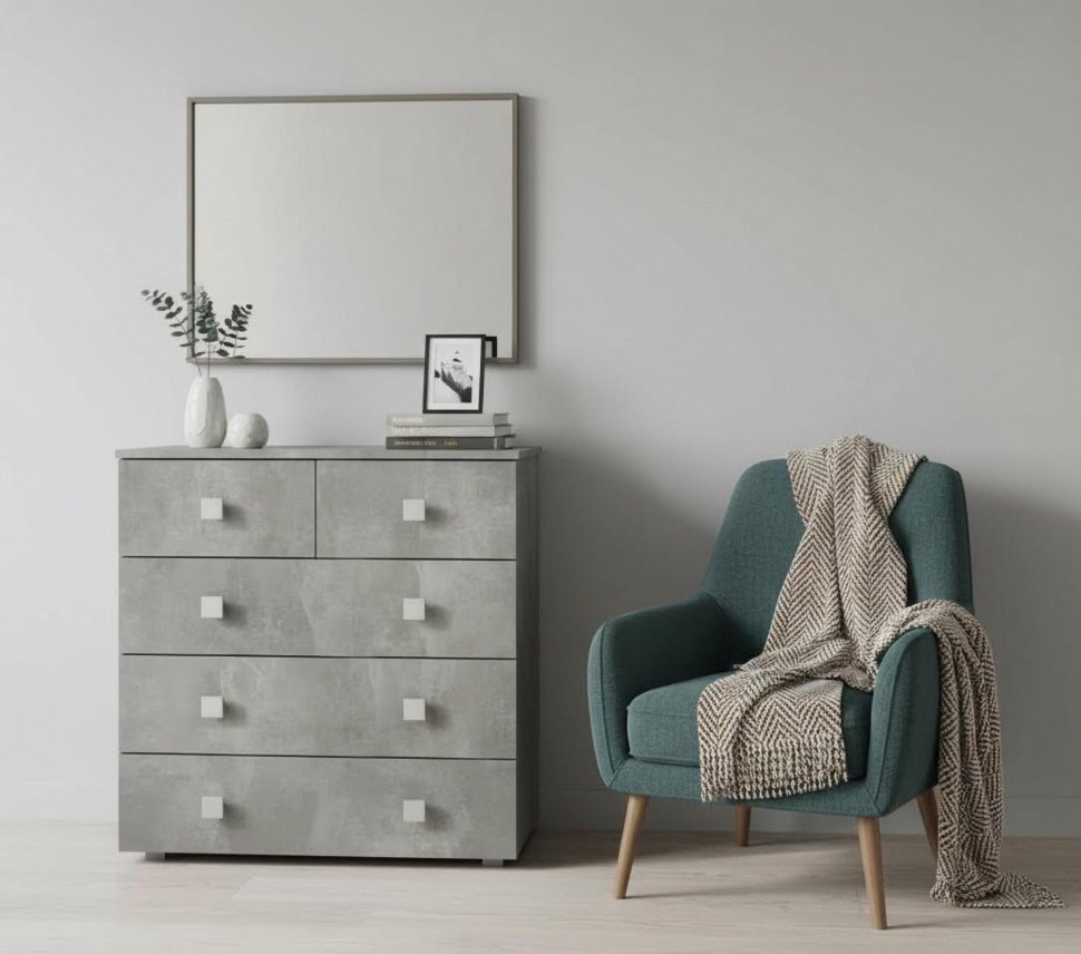 Комод Лофт-5 Бетон ателье