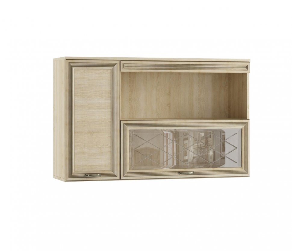 Полка навесная ЛН-4 Ливорно DOMANI (Дуб Сонома)