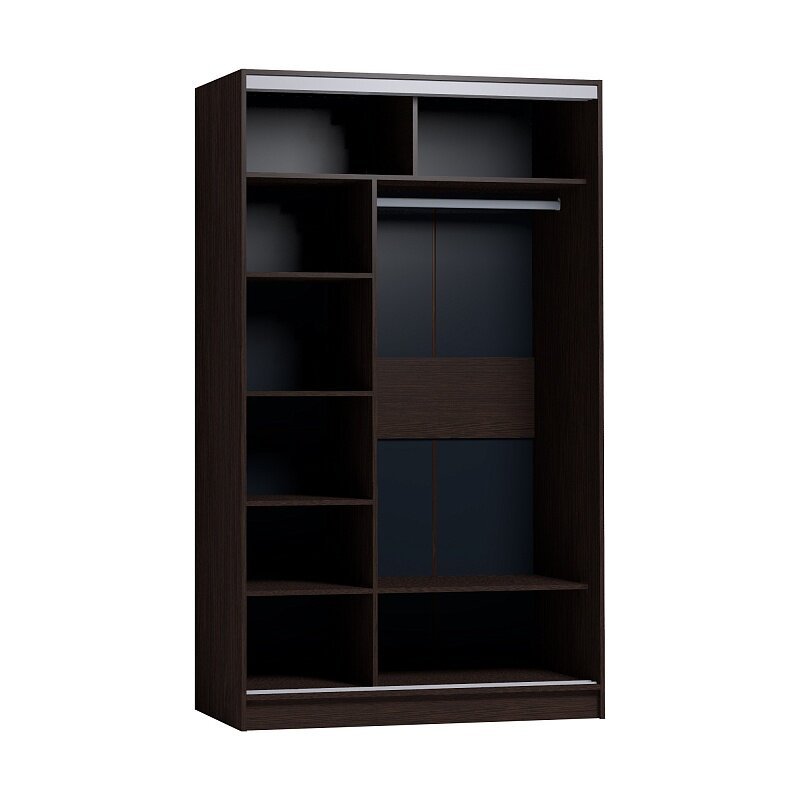 Шкаф-купе Strike 1200 без зеркал Глазов (Венге)