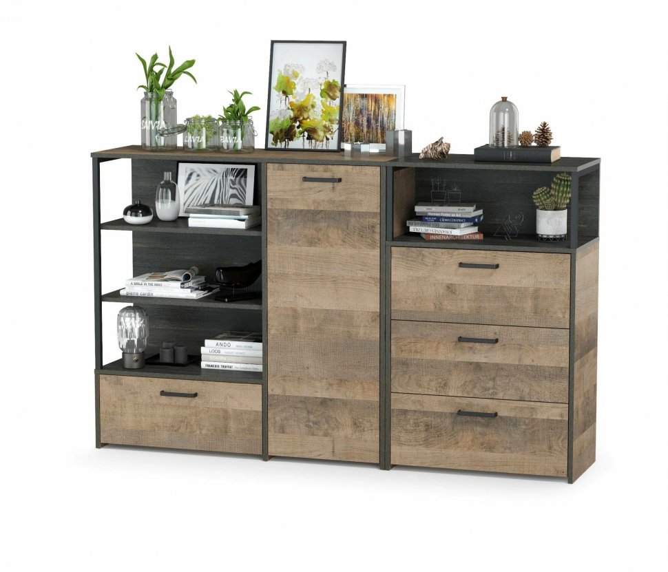 Трувор комод 13.307.01 Дуб Гранж Песочный/Интра