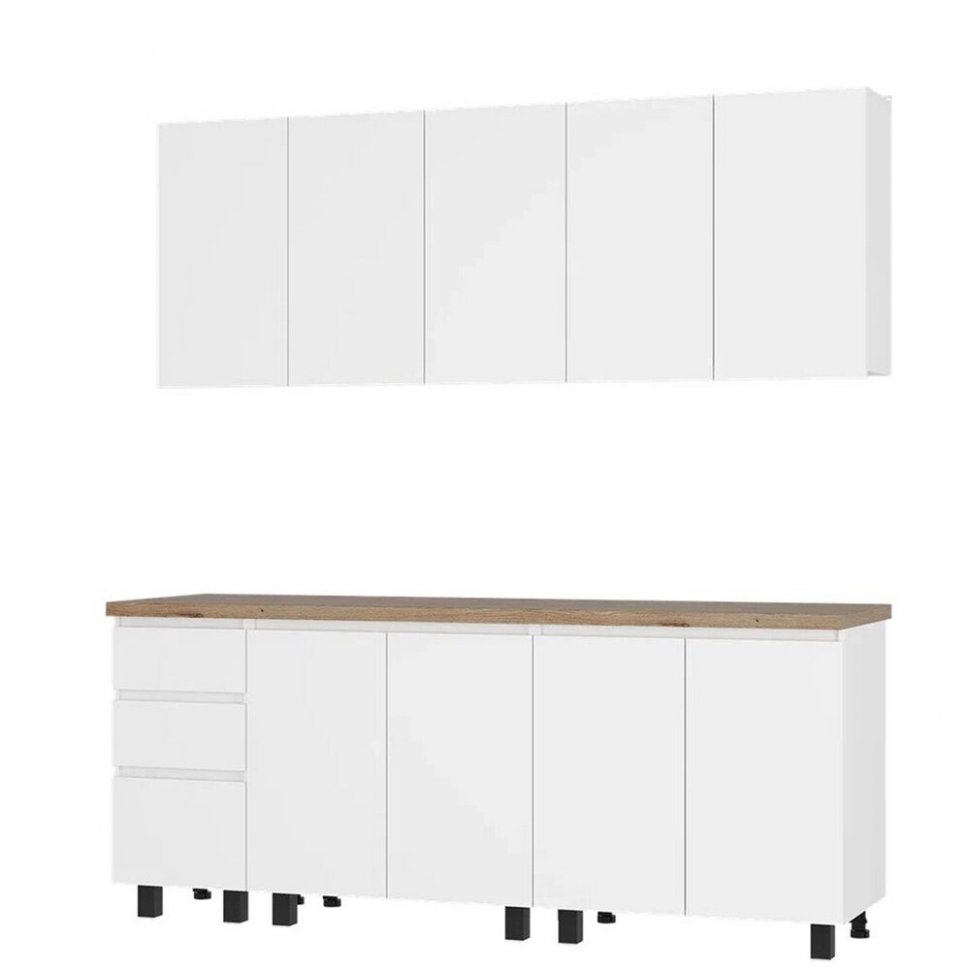 Кухня Честер 2 м, Белый