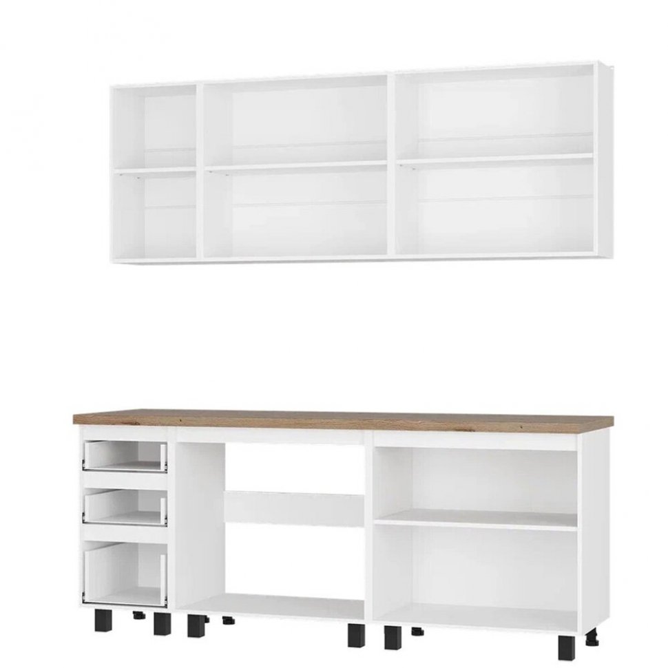 Кухня Честер 2 м, Белый