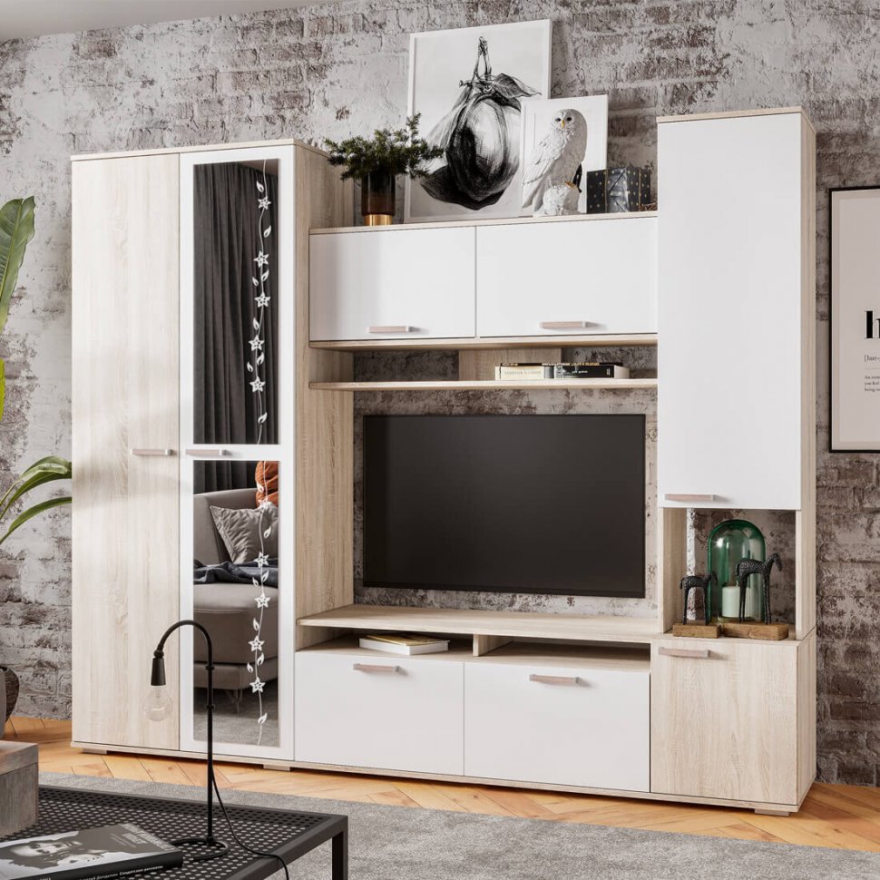 Стенка в гостиную Лукас (Семья Мебелони)