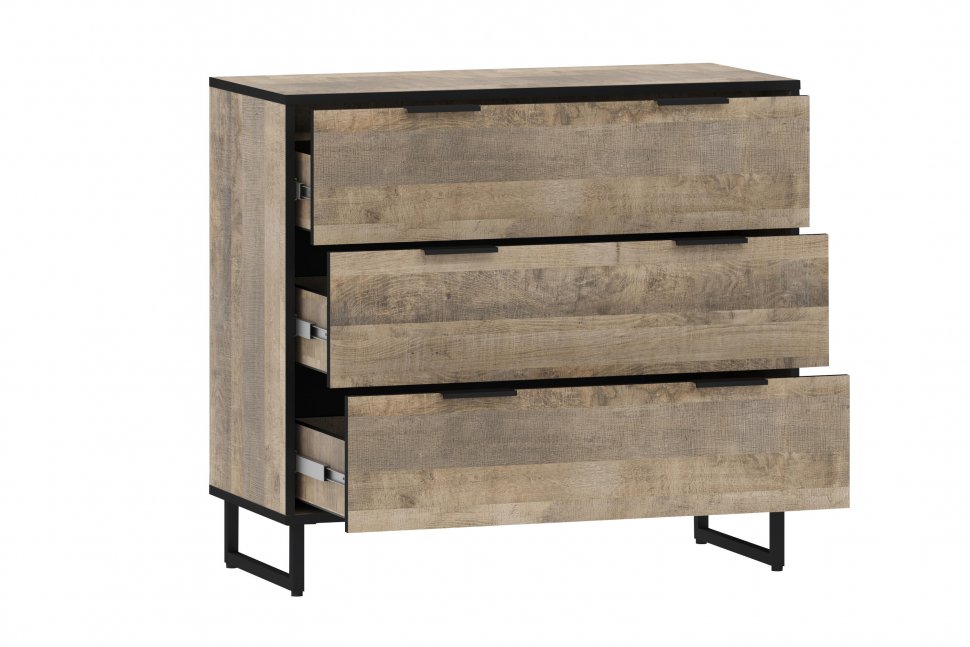 НМ 014.25 Комод Фолк Дуб Гранж песочный