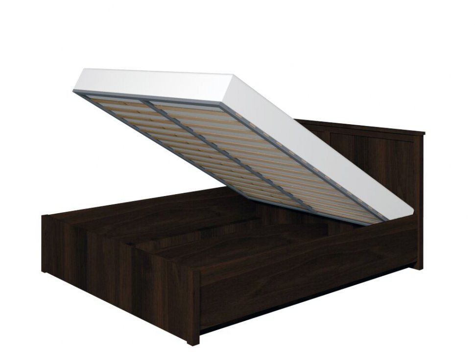 Кровать 160х200 Sherlock 42.2 с подъемным механизмом (Орех Шоколадный)