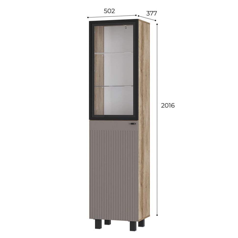 Гостиная Олива (Муссон софт / Дуб каньон) Комплект 1