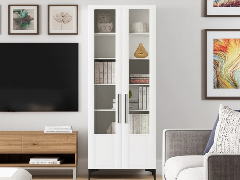 Валенсия шкаф 13.217.01 Белый