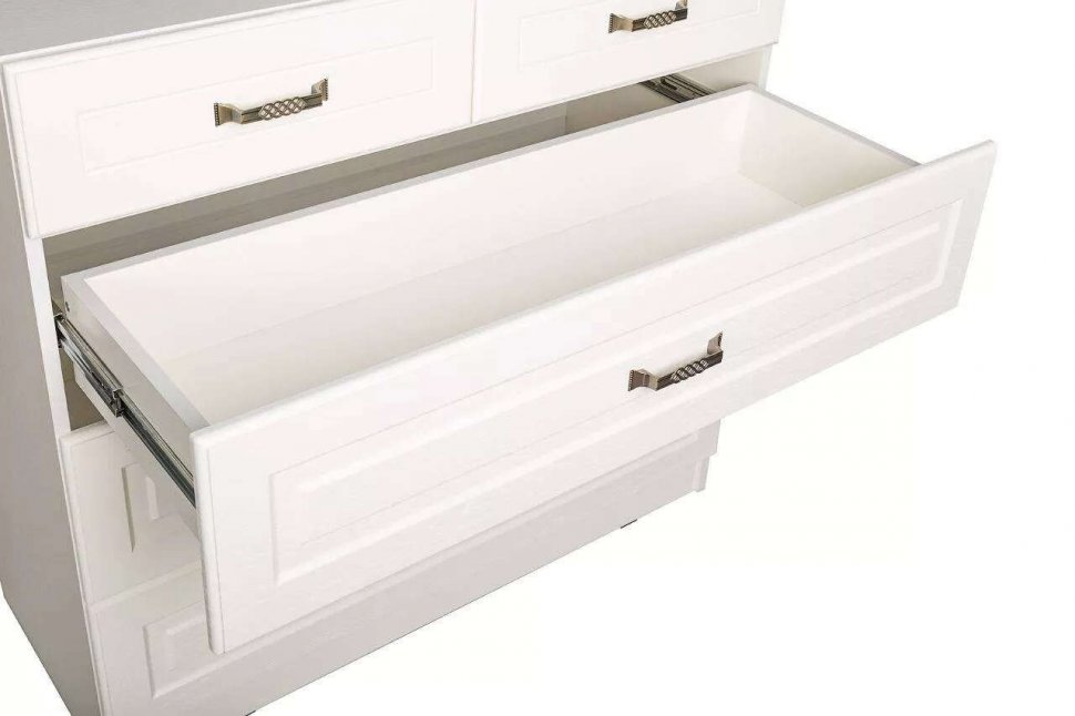 Ливерпуль Комод 10.103.01 Белый/Ясень ваниль