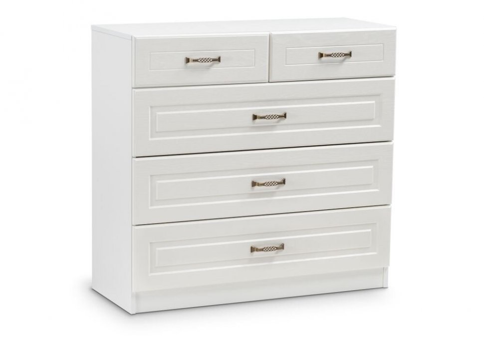 Ливерпуль Комод 10.103.01 Белый/Ясень ваниль