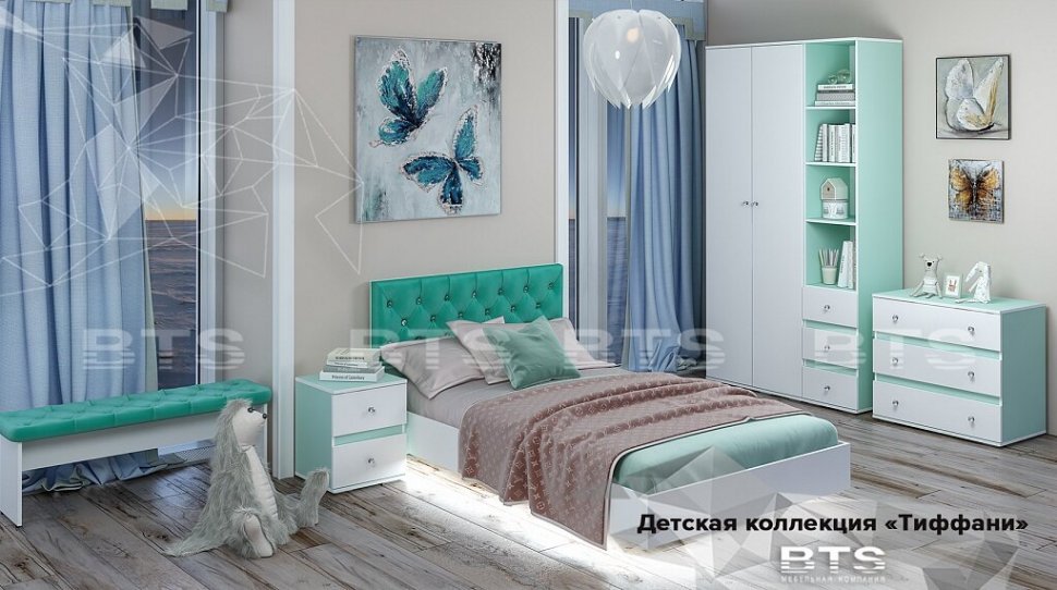 Кровать 120х200 Тифани КР-09 БТС