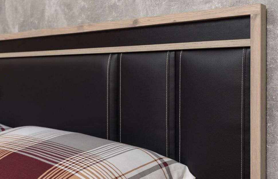 Спальня Nature (Глазов) Гаскон пайн / Черный