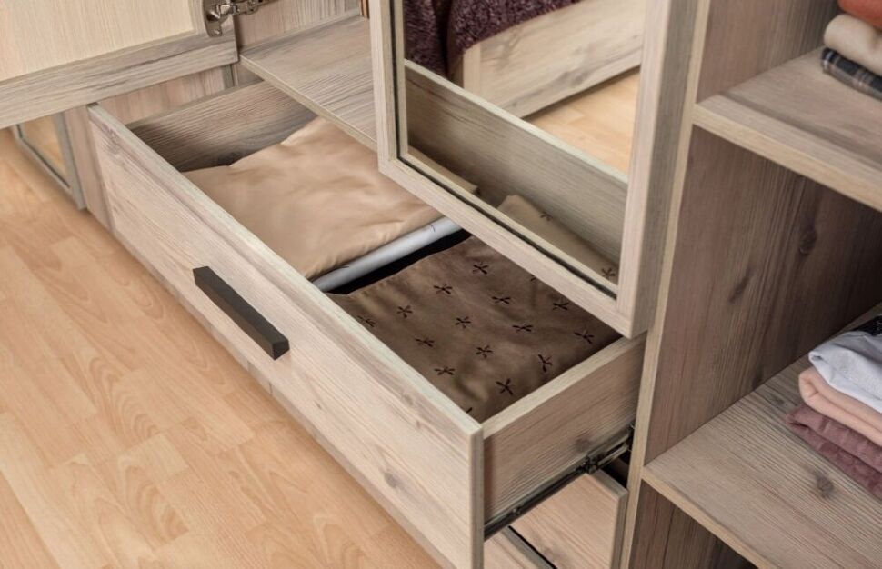 Спальня Nature (Глазов) Гаскон пайн / Черный