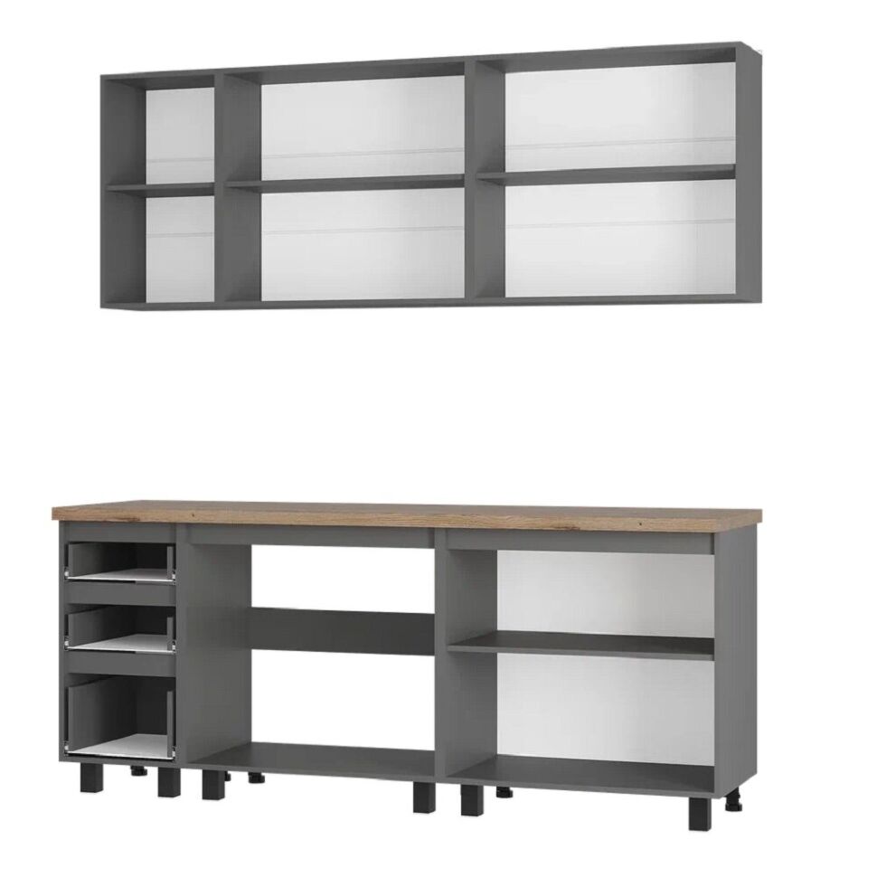 Кухня Честер 2 м, Графит