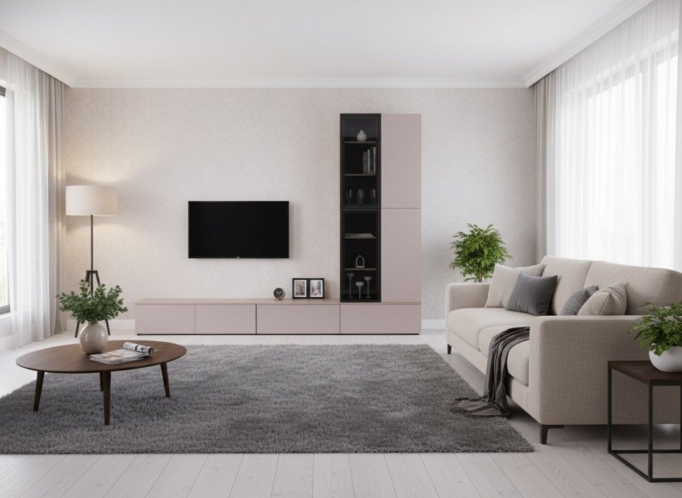 Гостиная Роквуд 1 Эмили Блаш / Крем