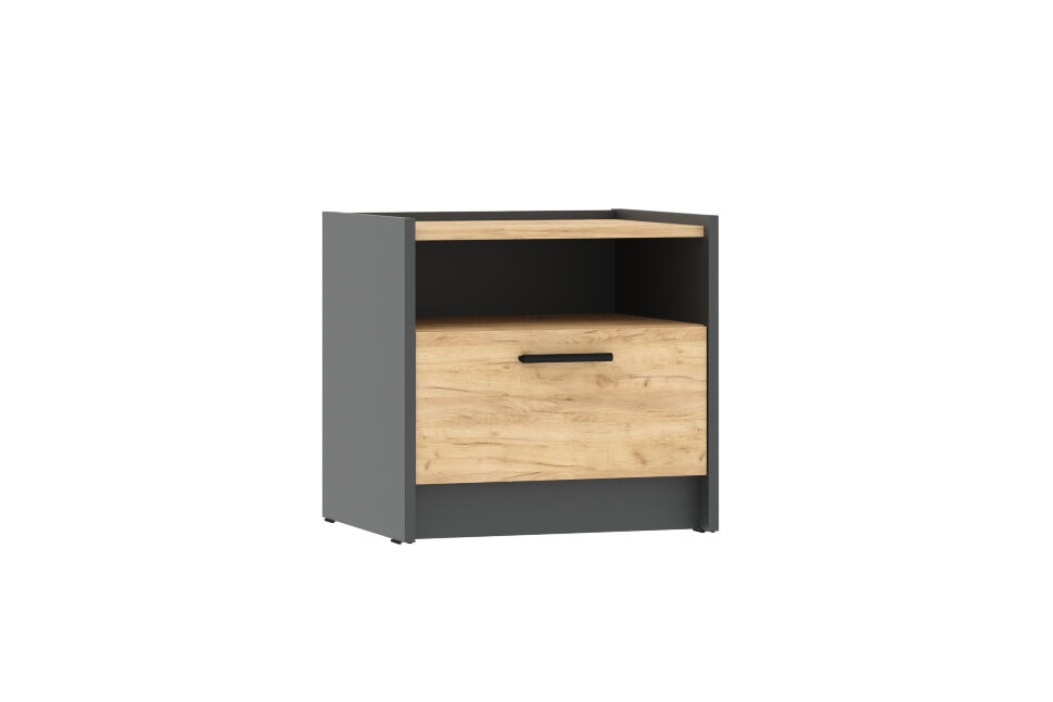 Спальня Оттавия 2 Антрацит/Дуб золотой