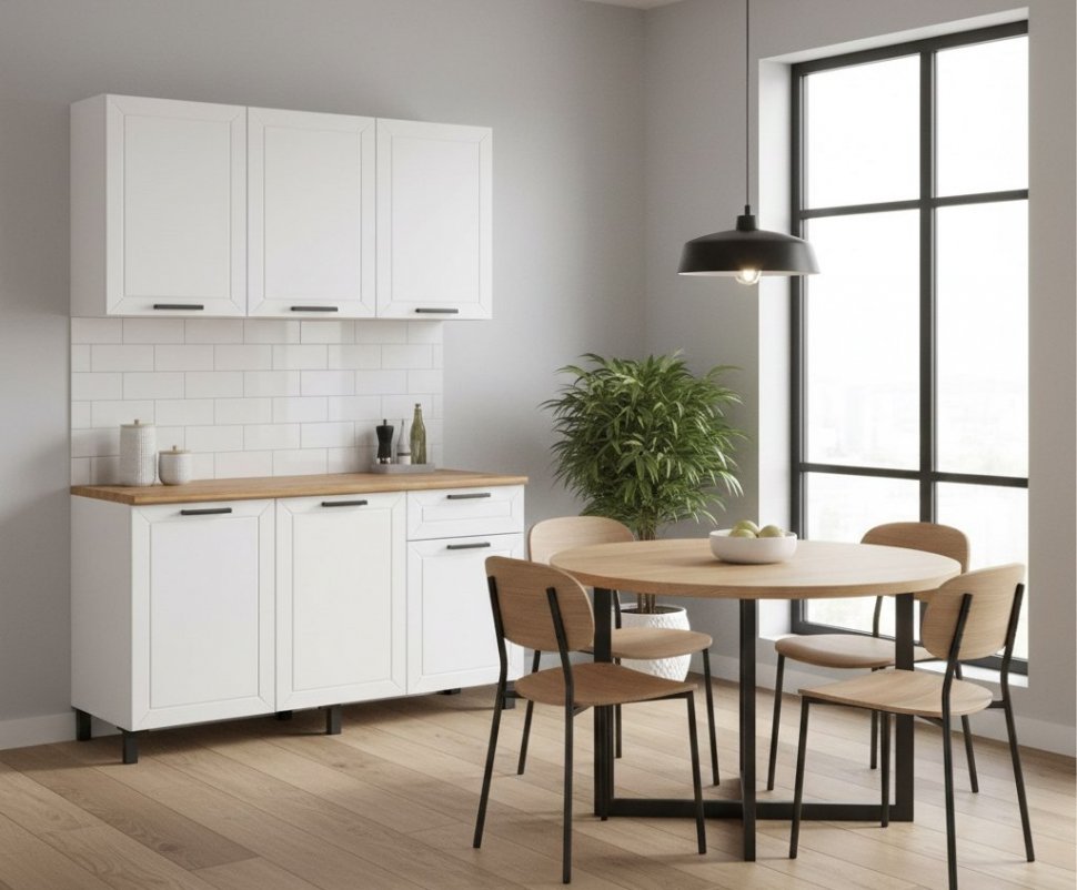 Кухня Мадрид 1500 белый
