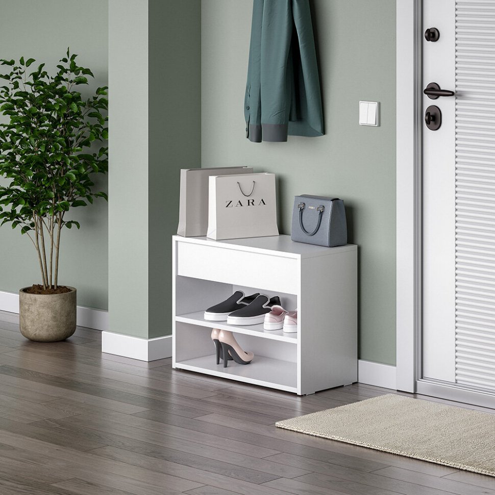 Тумба для обуви Айден ОБ06-600 Белый