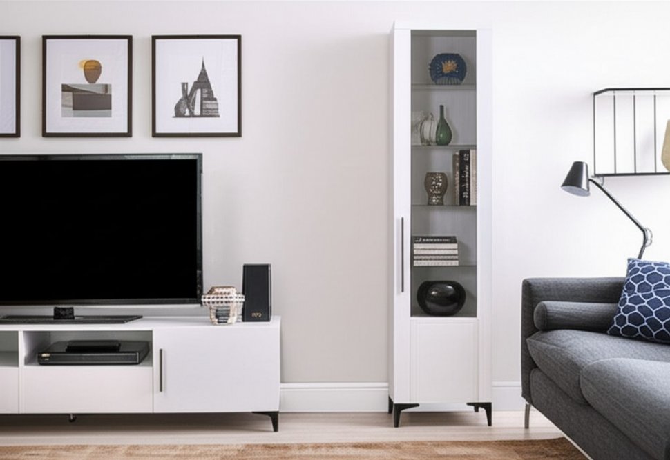 Валенсия шкаф 13.218 Белый