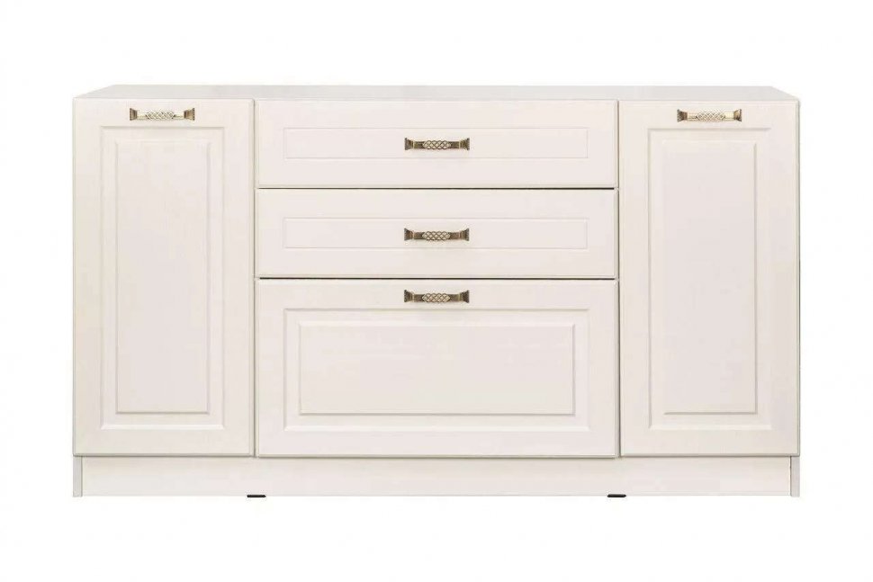 Ливерпуль Комод Белый/Ясень ваниль