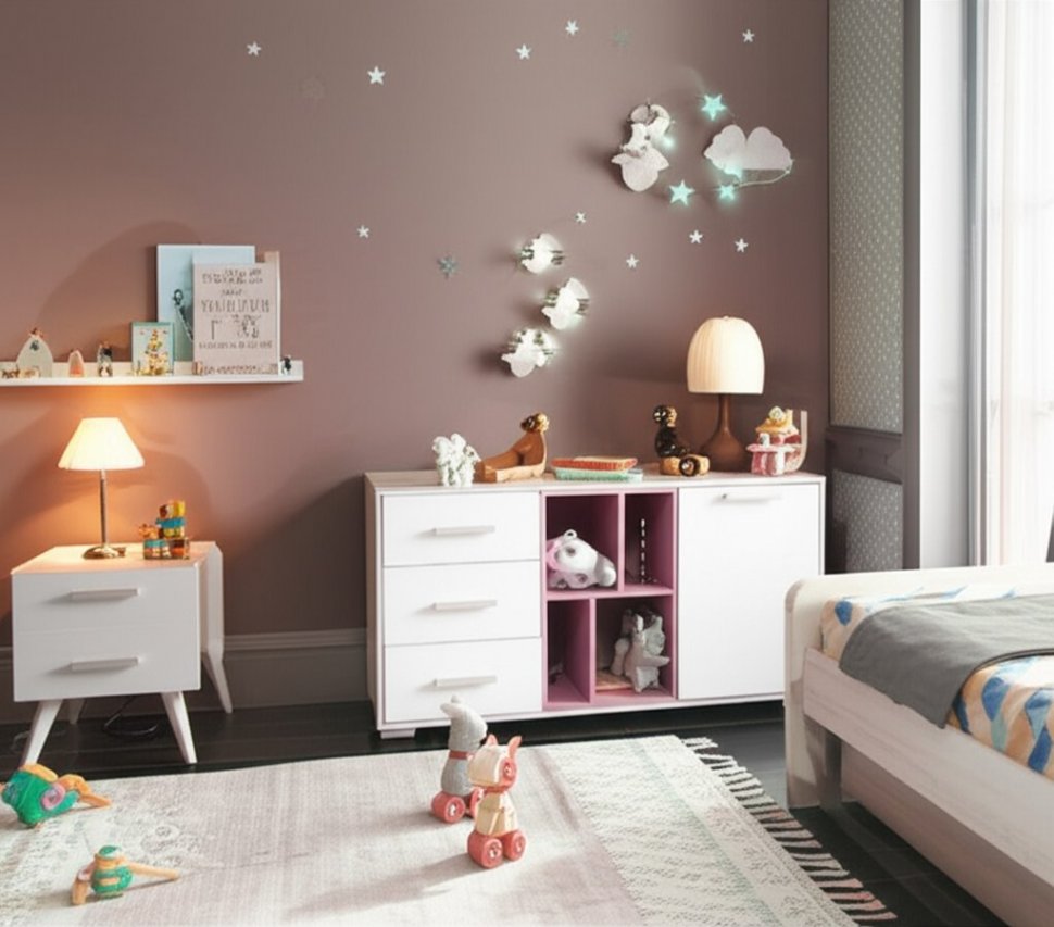 Тумба с дверцей и ящиками Лило (MLK)