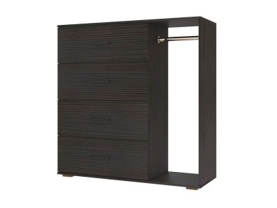 Комод со штангой Бодега темный