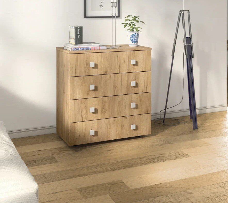 Комод Лофт-4 Дуб Крафт