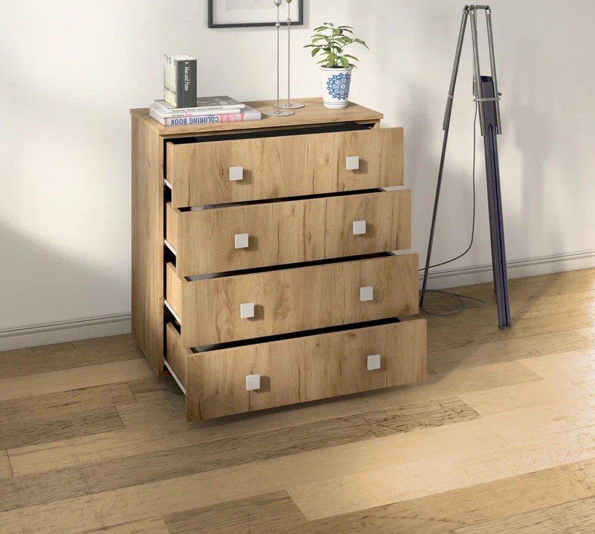 Комод Лофт-4 Дуб Крафт