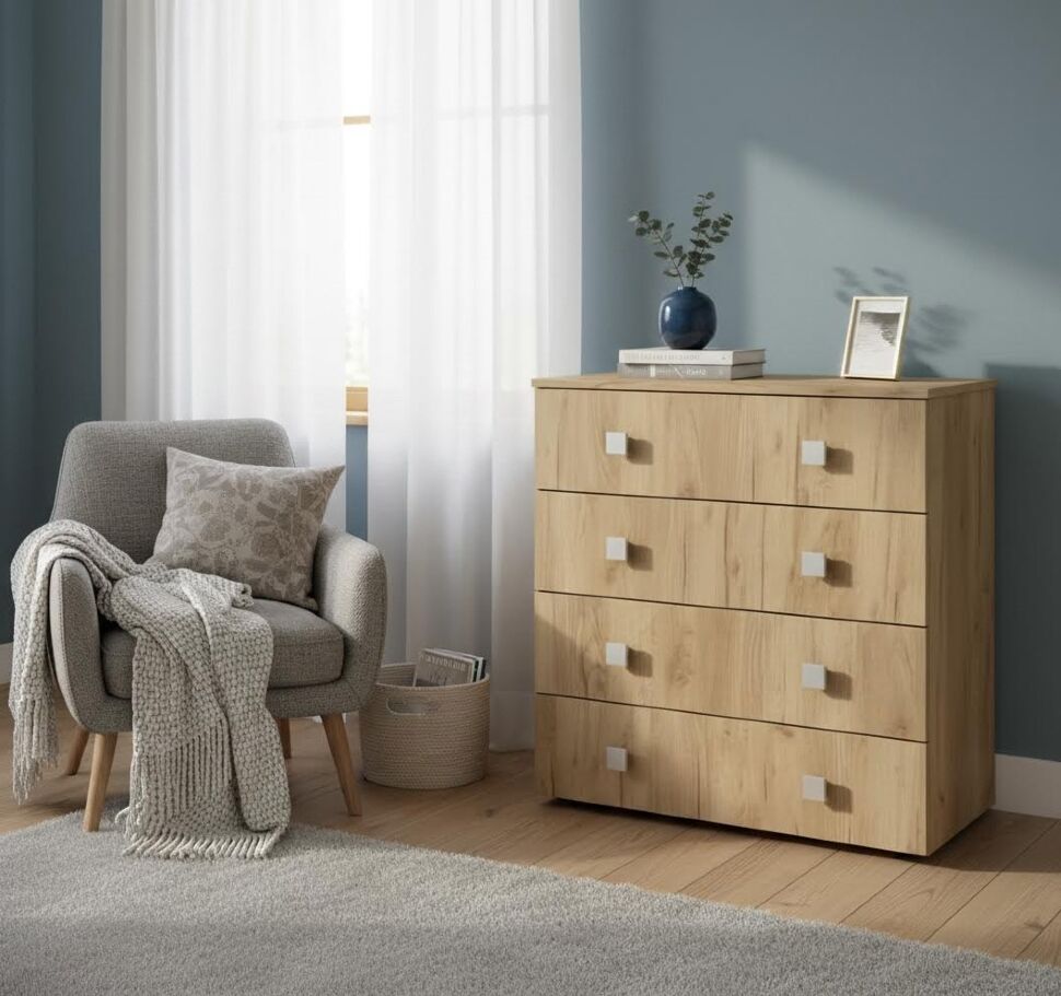 Комод Лофт-4 Дуб Крафт