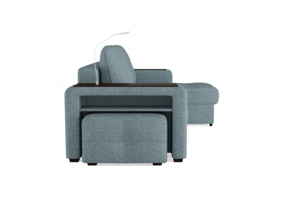 Диван угловой Smart 4 Б4-2Т-1Пф-Б3 Рогожка Sherlock 975