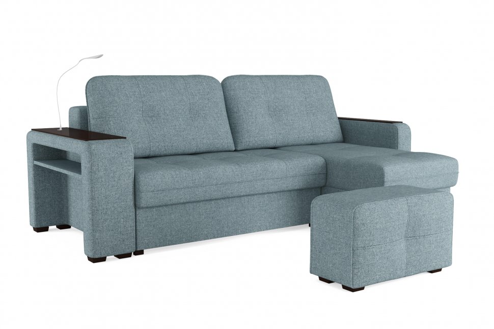 Диван угловой Smart 4 Б4-2Т-1Пф-Б3 Рогожка Sherlock 975