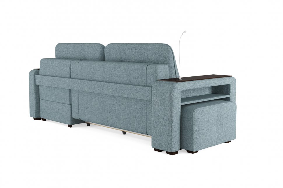 Диван угловой Smart 4 Б4-2Т-1Пф-Б3 Рогожка Sherlock 975