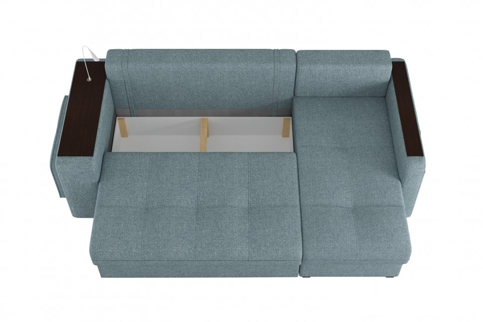 Диван угловой Smart 4 Б4-2Т-1Пф-Б3 Рогожка Sherlock 975