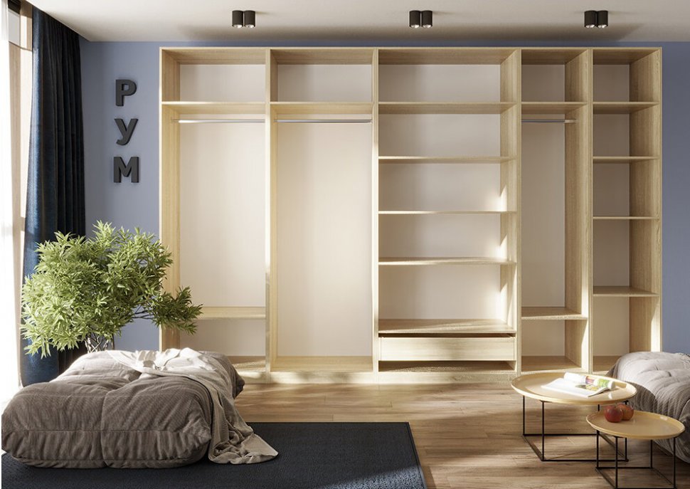 Корпус шкафа 75 РУМ (Глазов) Дуб Сонома