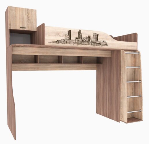 Кровать-чердак 80х186 Орион ТЭКС