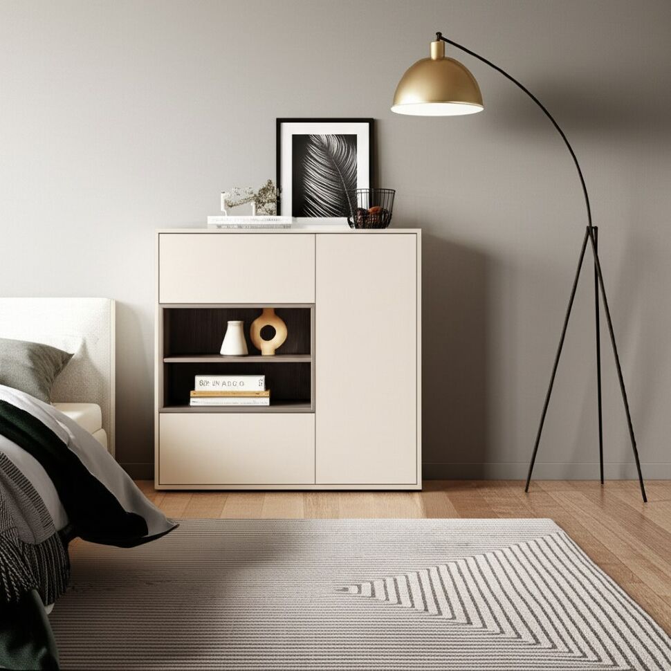 Тайл комод 16.236 Сатин/Эмили Блаш