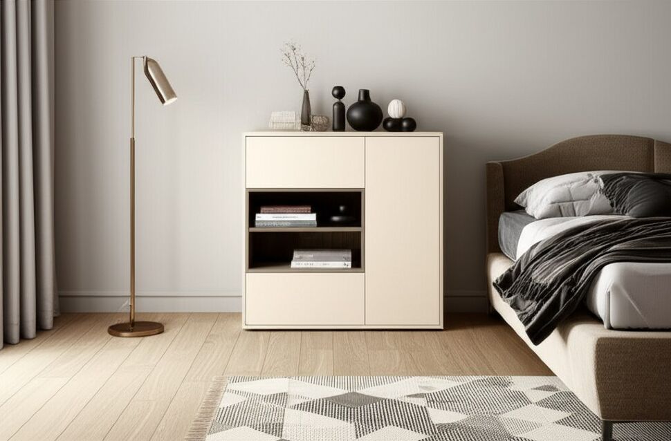 Тайл комод 16.236 Сатин/Эмили Блаш