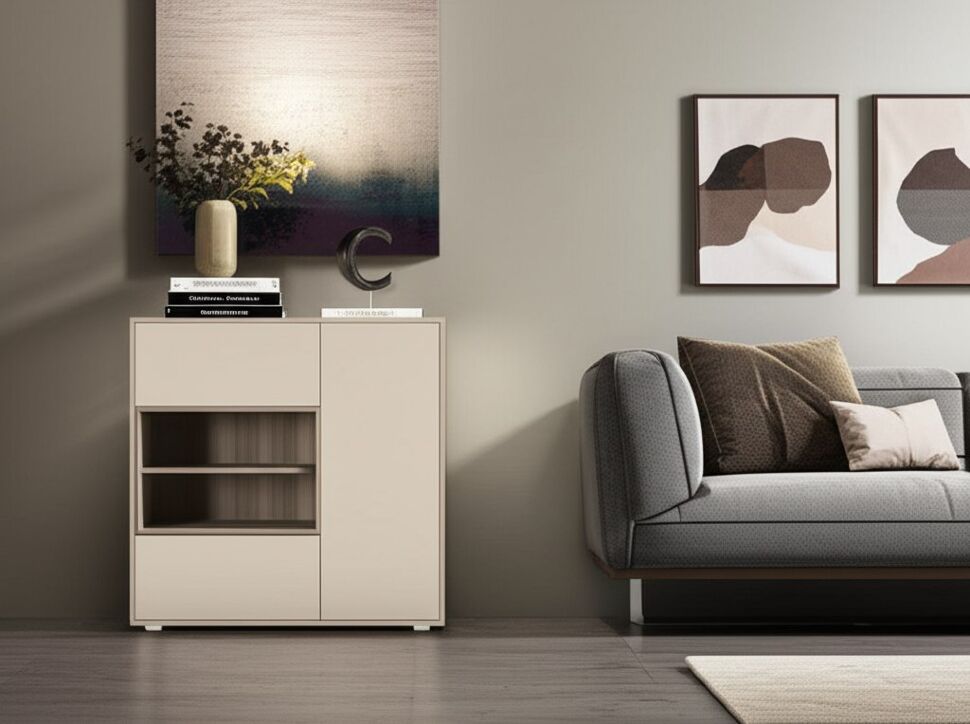 Тайл комод 16.236 Сатин/Эмили Блаш