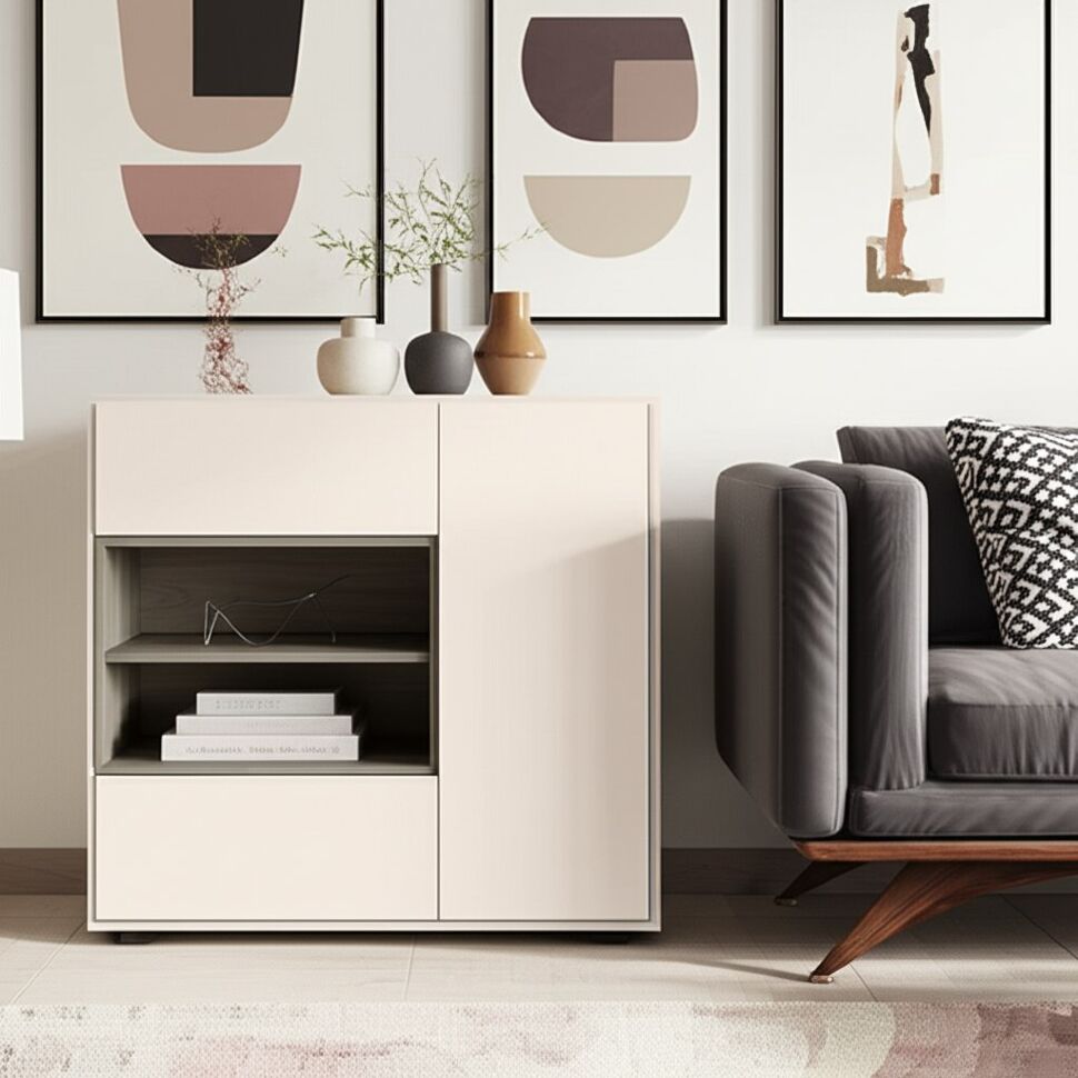 Тайл комод 16.236 Сатин/Эмили Блаш