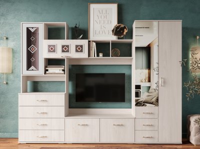 Центральная секция Белла (БТС) Ясень белый