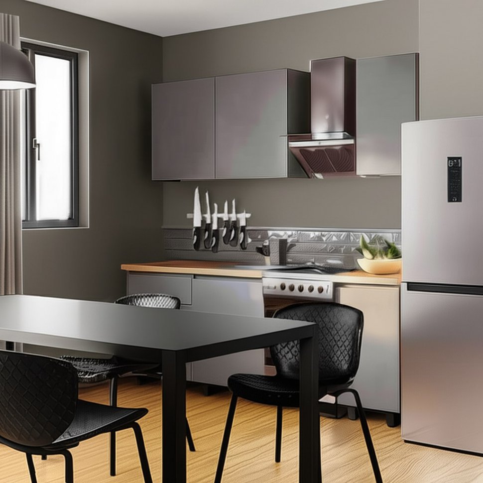 Кухня Асти 1,6м, Графит