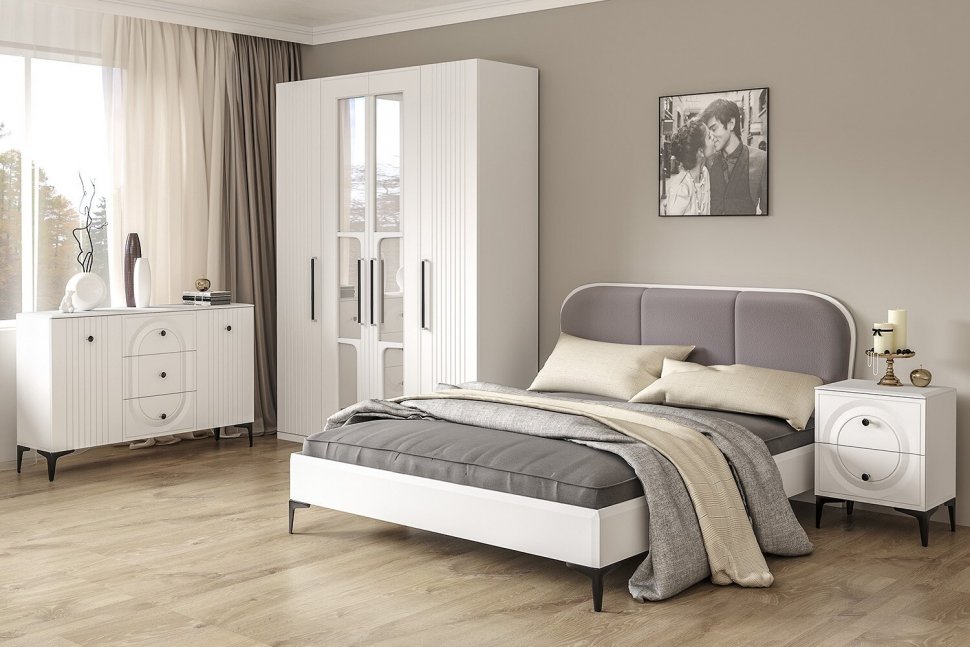 Валенсия шкаф-пенал 13.207.01 Белый