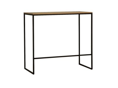 Стол обеденный 42.45 Бемоль Дуб вотан/металл черный