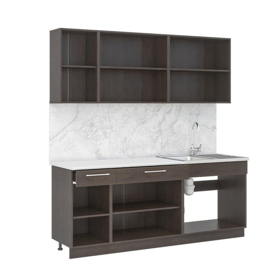 Кухня Маша 2,0 м, дуб крафт белый